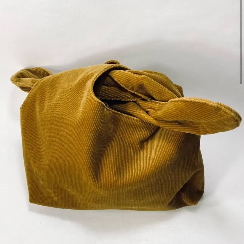 Merit brown Corduroy cosmetic bag